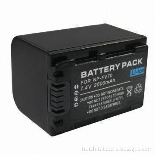 Camera Battery with 1800mAh Capacity, Replacement for Sony FV70, OEM/ODM Orders are Welcome